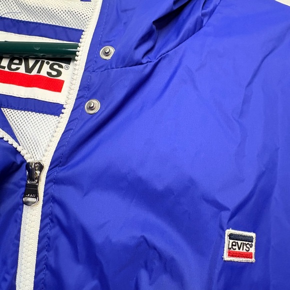 Levi's Blue Windbreaker Jacket 3x plus size - Picture 6 of 9
